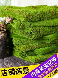 Artificial Bittern Skin Lawn Mat Micro Landscape Decoration Green Plant Simulation Flower Pot Landscape Pathway Decorative