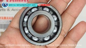 Laher Bearing mesin Rasio 6204 original yamaha Mio Sporty Smile Soul karbu Fino karbu Mio J GT Soul GT Fino Fi XRide Nouvo Mio M3 Z S NMAX Old NMAX New Lexi Aerox Jupiter Vega ORI YGP