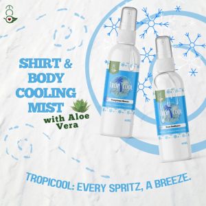 Eco Love Tropicool Body Mist Cooling Mist Aircon in a Bottle Shirt & Body Cooling Spray