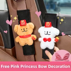 LUKSEN | Cute Soft Car Seat Belt Shoulder Pad Decoration Pairs