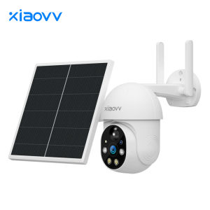 กล้องวงจรปิดไร้สาย IP 1080p พลังงานแสงอาทิตย์ Xiaovv P6 พร้อมระบบเสียงสองทาง 360 PTZ กันน้ำและกันฝุ่นระดับ IP65 ควบคุมระยะไกลด้วยสมาร์ทโฟน HD กินไฟต่ำเป็นพิเศษ ใช้งานต่อเนื่องได้