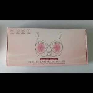 LED Red Light Therapy Bra – Wearable Red Light Therapy Device for the Chest – Portable Red Light Chest Patches for Breast Care