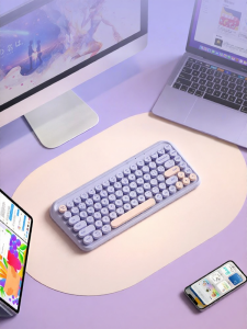 B.O.W | Cute Wireless Bluetooth Keyboard 3 Mode Set