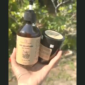 Trọn bộ 4 món chăm sóc tóc phương anh OK226 combo dưỡng mi dầu gội xả xịt tóc bồ kết bưởi dừa giảm gàu rụng giúp tóc chắc khỏe suôn mượt