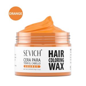 Hair Color Wax Fashion Colored Hair Clay Temporary Styling Dye Cream for Men & Women Hair Dyeing Disposable Color Hair Easy Wash