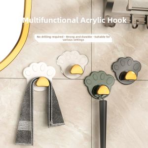 Multipurpose Bathroom Hooks 4 PCS