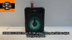 Speaker Bluetooth 5.0 TWS GTS-1346 Extra Bass 3inchi Portable AH100 - LPM