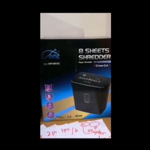 PAPER SHREDDER MACHINES CROSS CUT 8PCS 15LITTERS WITH 1YEARS WARRANTY ANT PAPER SHREDDER ANT-S815C Paper Shredding Machine - Lazada