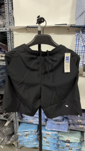 VIỆT TIẾN - Quần thể thao nam màu đen short nhẹ thoáng mát vận động thoải mái Viettien Smart Casual