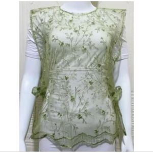 Kelvin Collection - Vest Tille Tali Premium/Vest Tulle Tali/Lace Tille Rompi Wanita/Outer Rompi Brukat