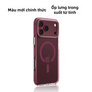 YOUSIDUN | phù hợp với ốp điện thoại di động trong suốt của Apple 17promaxiphone18pro từ tính 16 cặp đôi sản phẩm mới 15 giờ chiều chống rơi 14 tản nhiệt tiên tiến