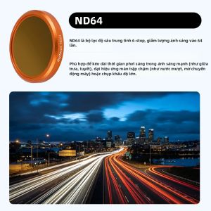 NiYi Focus | Bộ Lọc CPL ND MRCUV Cho DJI Osmo Action - Bộ Bảo Vệ Sao Đen Mềm ND64 ND32-PL ND8 Phủ Nhiều Lớp Phụ Kiện Máy Ảnh