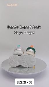 Sepatu Anak Laki-Laki & Perempuan Sneakers Import Model SOSTROM Kekinian BISA COD