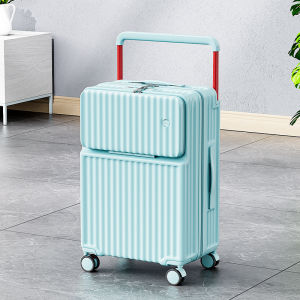 MLZH | Wide Handle Front Opening Luggage 20 Inch