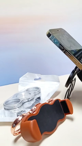 Giá Đỡ Điện Thoại Gắn Lưng Hai Vòng Xoay 360 Độ Có Thể Gấp Gọn