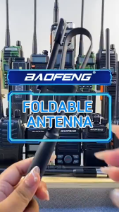 Baofeng  Gooseneck Tactical  CS  Antenna SMA-Female Dual Band VHF UHF High Gain 48CM  Goose Tube For UV-5R UV-82 Quansheng UV-K5 Ham Radio