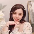 Cài tóc kim loại đính đá kim cương giả phong cách thanh lịch nhẹ nhàng dành cho nữ. 