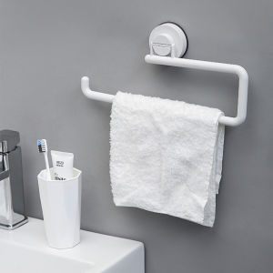 KOREA DeHUB Towel Paper Hanger Wall Mount ABS Punch-free Towel Rack Suction Cup Paper Towel Rails 31x14.5cm