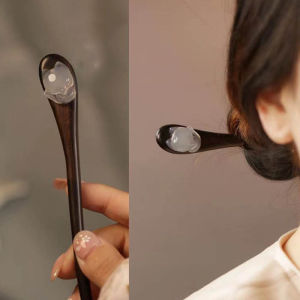 ปิ่นปักผมไม้ขนสุนัขจิ้งจอกน้อยน่ารักใหม่กิ๊บเรโทรเครื่องประดับผมของขวัญสำหรับผู้หญิง