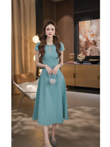 DENGLIULIU | Elegant Cheongsam Style Slimming Dress