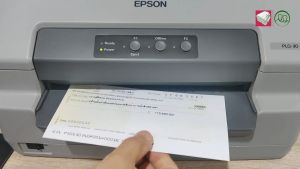 เครื่องพิมพ์เช็ค EPSON PLQ-30 (พร้อมโปรแกรมพิมพ์เช็ค)