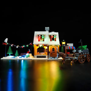 Bộ Đèn LED Chiếu Sáng Cho LEGO Winter Village Bakery Giáng Sinh 10216 Tòa Nhà Hiện Đại Cảnh Quan Mô Hình Phụ Kiện Không Bao Gồm Các Khối Xây Dựng