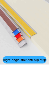 【Ships within 24 hours】Stair anti-skid strip hemming outdoor step step pad edge closing strip indoor anti-collision sticker corner protection tile self-adhesive strip