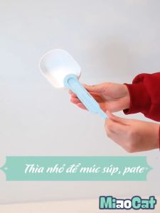 Thìa múc thức ăn cho chó mèo 3in1