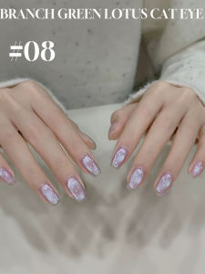 1-8pcs WS Spring Summer High-density Purple Green Cats Eye Gel Nail Polish 2025 Whitening Popular Nail Art Nail Supplies