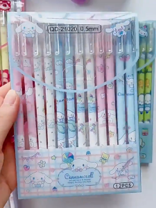 Pen Dakwat 玉桂狗中性笔1支 Cinnamoroll Gel Ink Pen 1PC 0.5mm 可擦中性笔网红卡通可爱玉桂狗学生圆珠笔 Cute Stationery Students