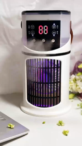 Humidifying spray electric fan portable air cooler with timer USB Desktop ortable Mist Humidifier Fan Water Spray Cooling 82026