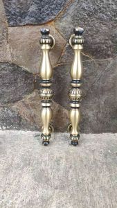 Handle Pintu Rumah Kuningan Antik Motif Bimo 37 cm 2 Pcs