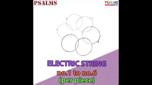 ELECTRIC GUITAR STRING no.1 to no.6 (per piece)psalms guitar string