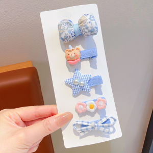 DUBAO | Cute Bow Flower Hair Clips for Kids