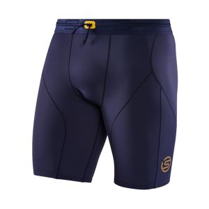 Skins | High Elasticity Quick Dry Mens Running Tights Quarter Length