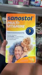 (Nội địa Đức) Ông hoàng siro tăng đề kháng cho bé Sanostol 1/Sanostol 3/Sanostol 6