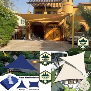Tenda kanopi awning taman bentuk segitiga ukuran 150x200x200 bahan D300 tebal dengan lapisan karet