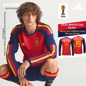 adidas | 2026 World Cup Spain Home Long Sleeve Fan Jersey