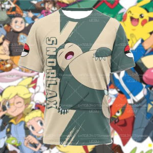 Bandai | 2026 Summer Pikachu Round Neck T-shirt Adult/Childrens 3D Printed Sports Role Playing Short Sleeve Casual Top