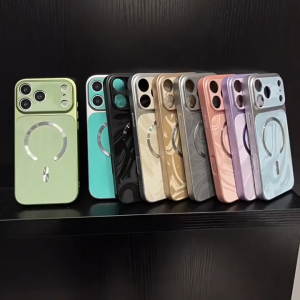 Yoobao YC20 Luxury Metallic Texture Magnetic Phone Case Cover PC Shockproof For iPh 11/ 12/ 13/ 14/ 15/ 16/ 17