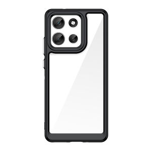 EUCAGR Ốp Lưng Trong Suốt Chống Sốc Capas Frame Bumper Cho Motorola Moto G100 Pro/G86 - Silicon Mềm Chống Trầy Xước Có Thể Giặt Được