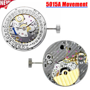 NEW 5015A Micro Rotor Automatic Mechanical Movement 38 Jewels 3 Hand 3H Calendar Self Winding Watch Replacement Parts