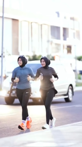 Kerudung Olah Raga Hijab Dinas Pet Anti Tembem Polwan PNS Kerudung Instan Jilbab Sport Hijab Daily