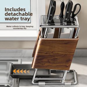 Vintage Table Knife Storage Rack Organizer
