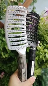 Lược gỡ rối tóc  tạo phồng tóc sấy tạo kiểu tóc bán nguyệt QUEEN