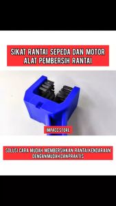 Sikat Rantai Sepeda & Motor U Shape: Alat Pembersih Sprocket Gear