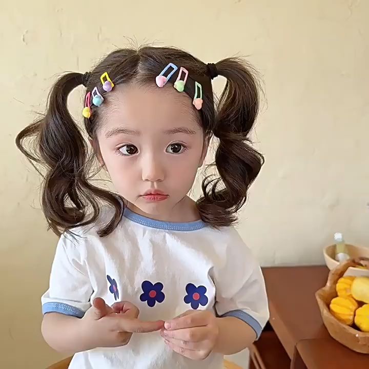 Candy Color Hair Clip Small BB Headwear Baby