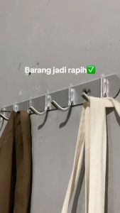 CAPSTOCK STAINLESS/ GANTUNGAN BAJU STAINLESS