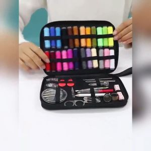 【Local Shipment】Portable Travel Sewing Box Needles Tools Stitching Embroidery Craft Sewing Kits 97Pcs/Set