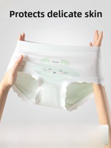 Miiow | Childrens Modal Triangle Underwear Comfortable Skin-Friendly Girls Inner Pants Anti-Bacterial Seamless Waist Design